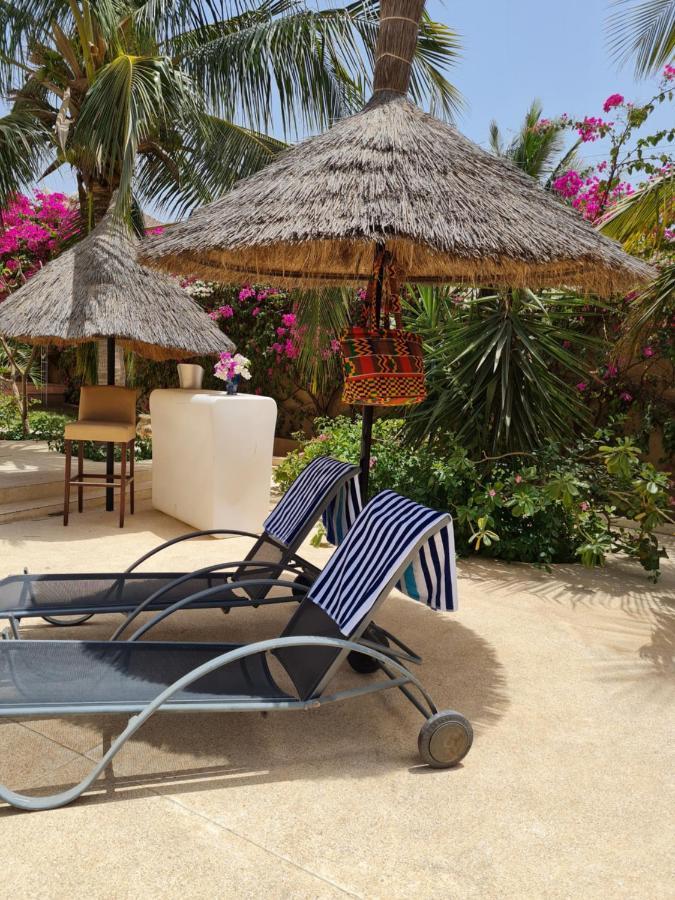 Le Souimanga Bleu Saly Bed and Breakfast Eksteriør billede